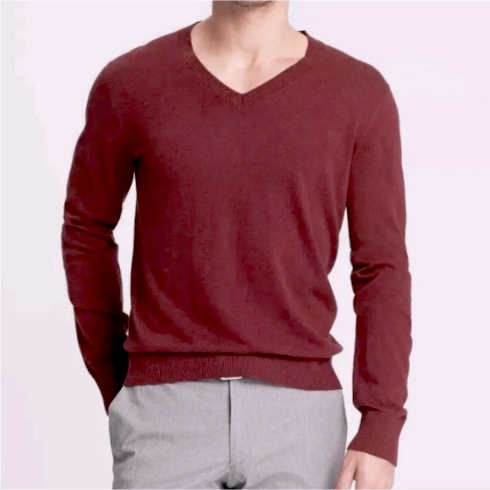 Banana Republic Silk Cashmere Vneck Sweater